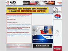 Tablet Screenshot of abs-soldagem.org.br